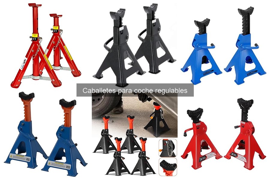 Tipos de caballetes para coche regulables: características y más