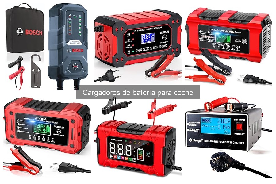 Tipos de cargadores de batería para coche: guía completa