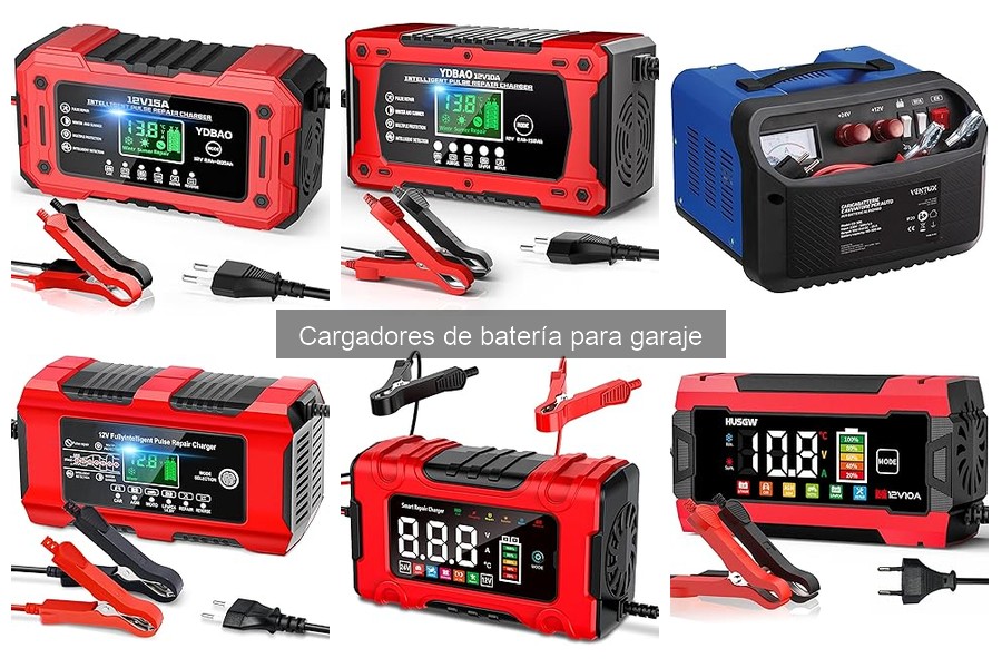 Tipos de cargadores de batería para garaje: Guía completa