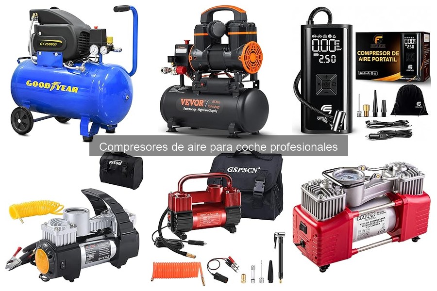 Tipos de compresores de aire para coche: guía completa