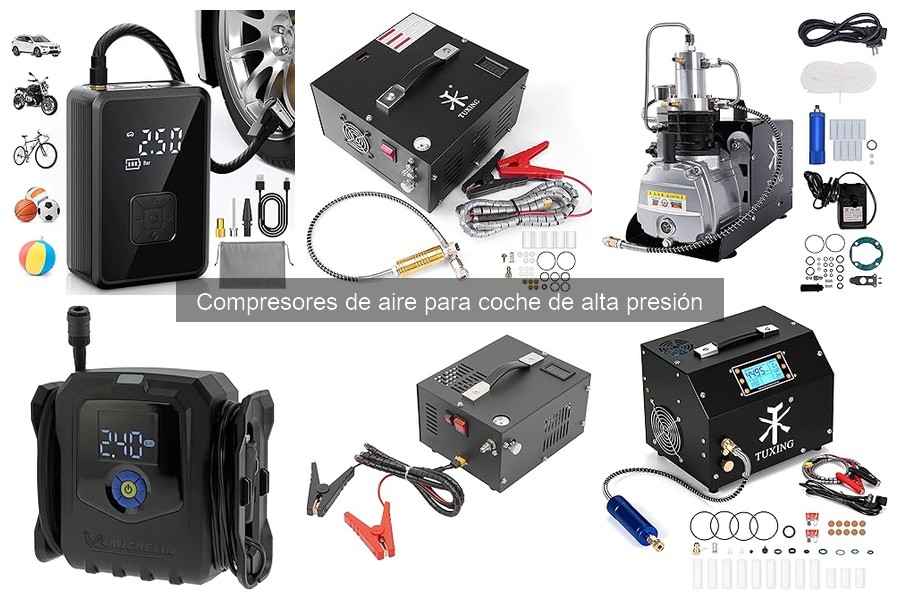 Tipos de compresores de aire para coche y características