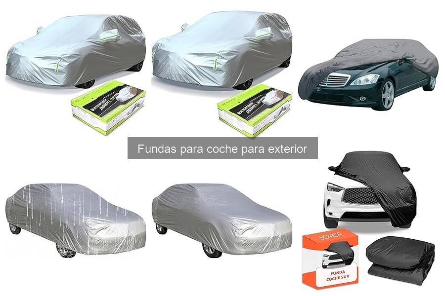 Tipos de fundas para coche exterior: impermeables y más