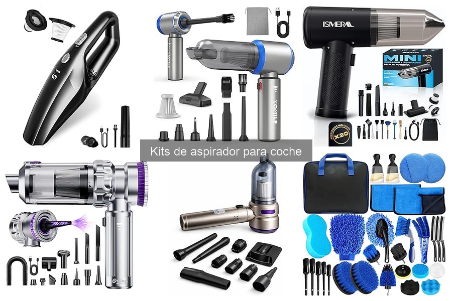 Tipos de kits de aspirador para coche: guía completa