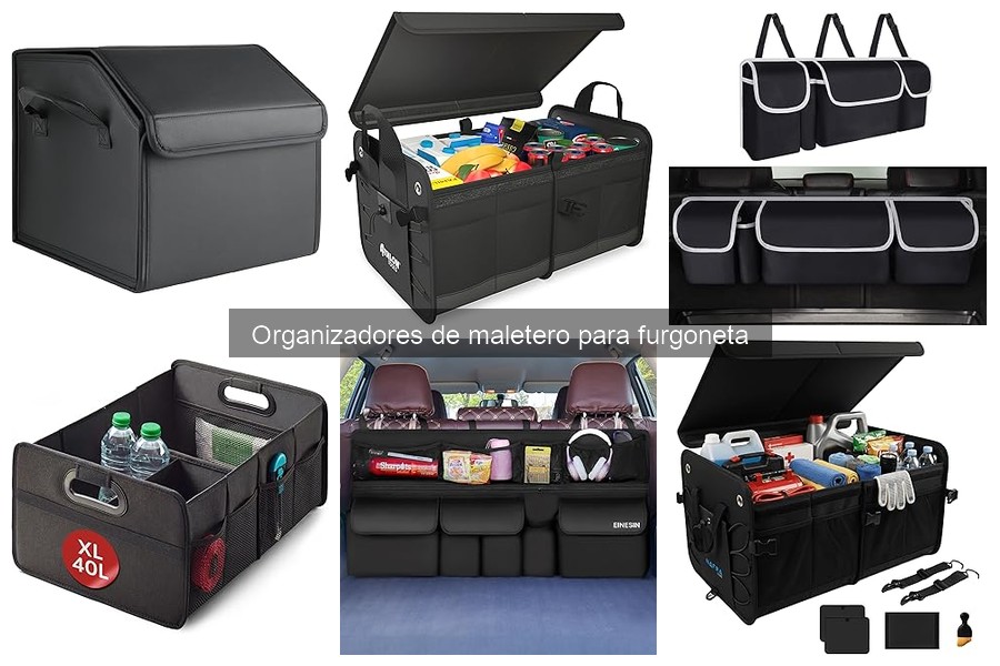 Tipos de organizadores de maletero para furgoneta