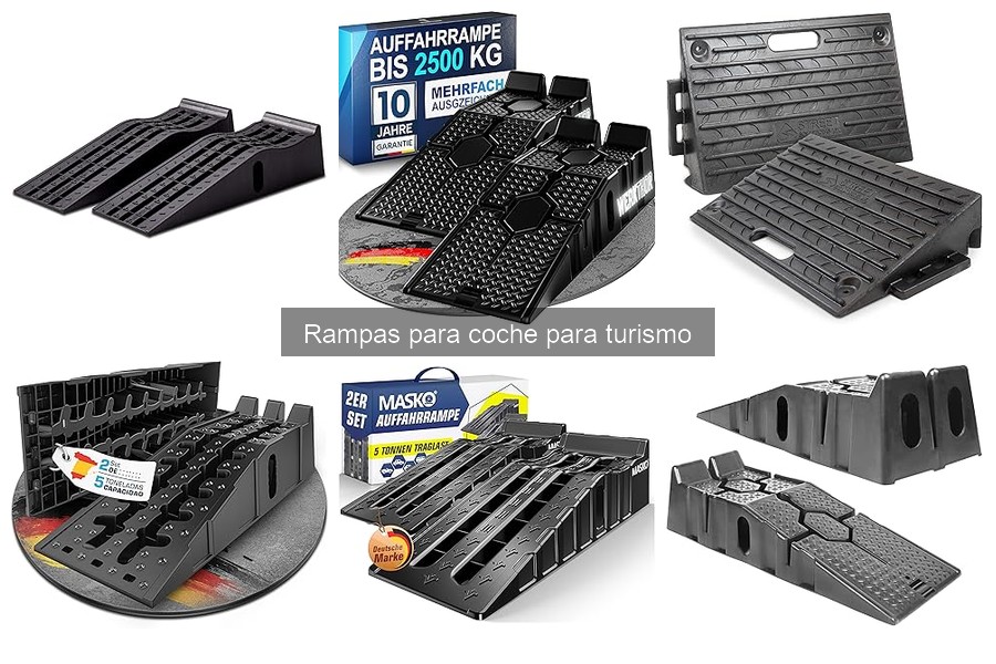 Tipos de rampas para coche y sus características