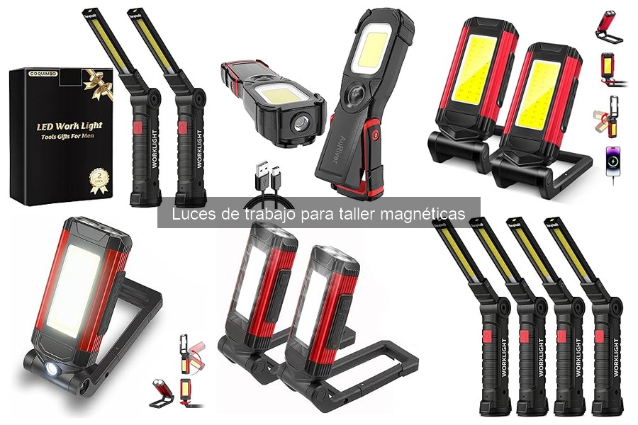 Ventajas de Luces de Trabajo Magnéticas en el Taller