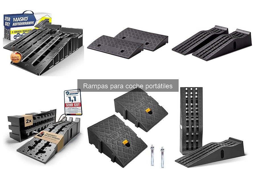 Ventajas y desventajas de las rampas para coche portátiles