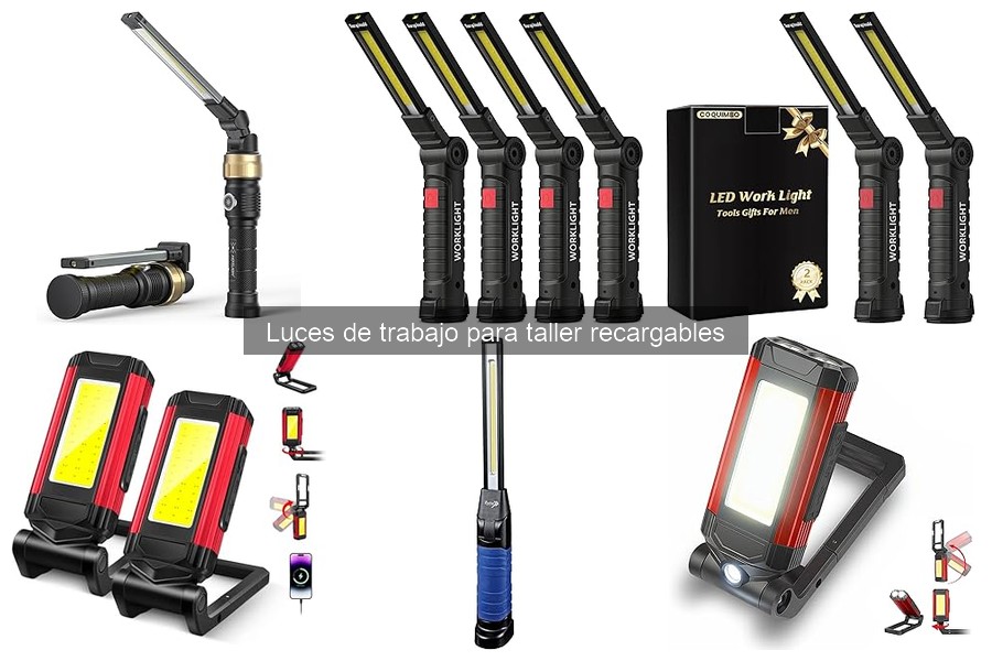Ventajas y desventajas de luces de trabajo recargables