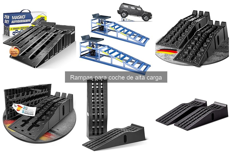 Ventajas y desventajas de rampas para coche de alta carga